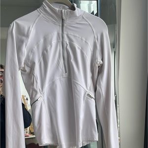 Lululemon white half zip